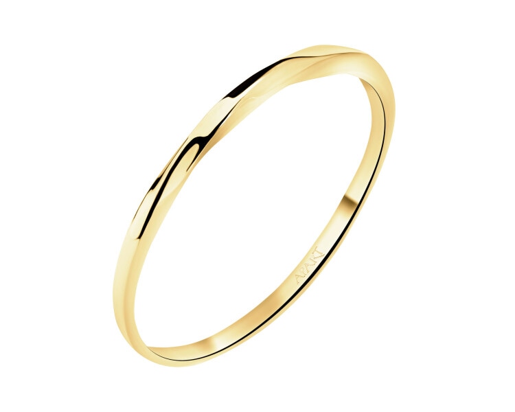 14 K Yellow Gold Band Ring 