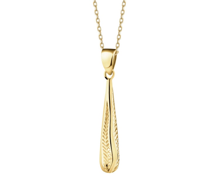 9 K Yellow Gold Pendant 