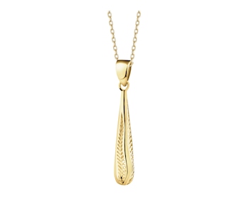 9 K Yellow Gold Pendant 