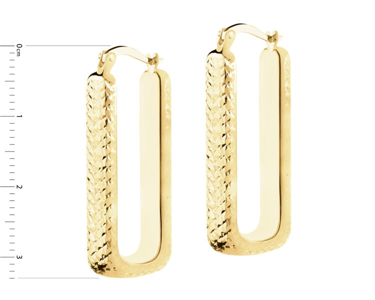 14 K Yellow Gold Dangling Earring