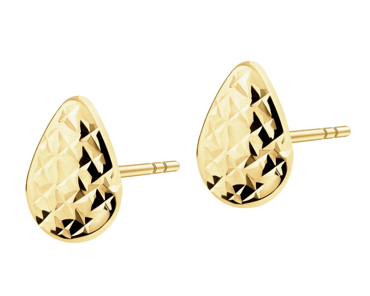 14 K Yellow Gold Earrings