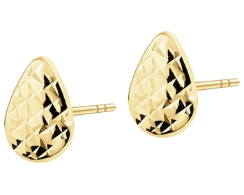 14 K Yellow Gold Earrings