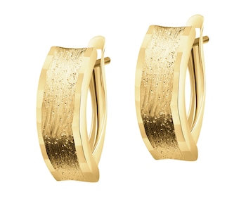 9 K Yellow Gold Earrings