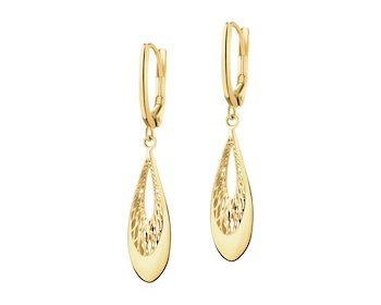 14 K Yellow Gold Dangling Earring