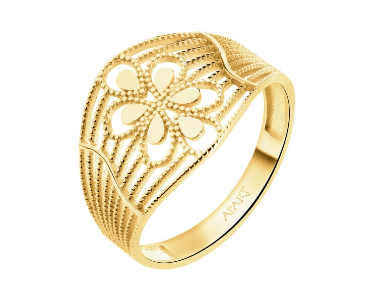 8 K Yellow Gold Ring 