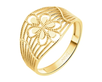 8 K Yellow Gold Ring 