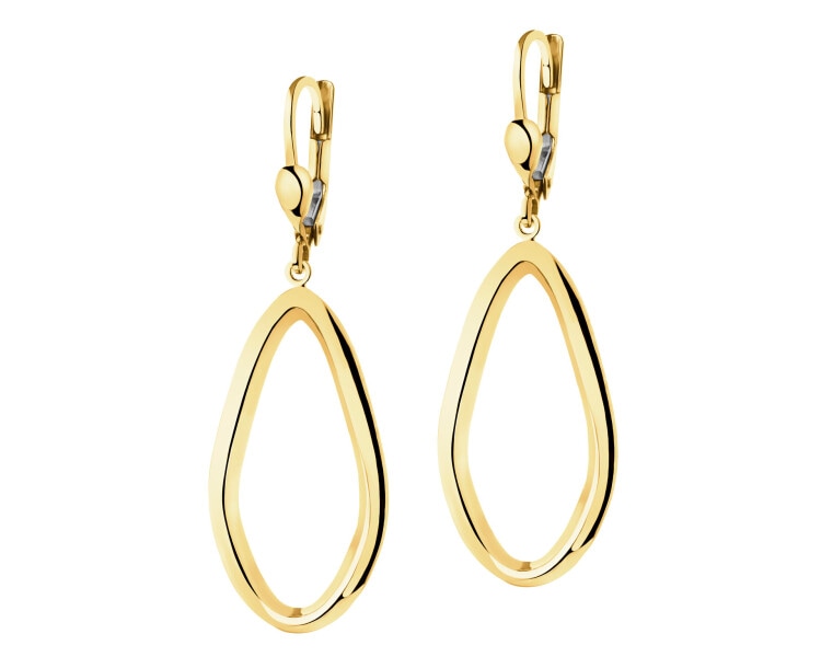 14 K Yellow Gold Dangling Earring 