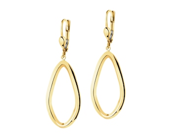 14 K Yellow Gold Dangling Earring 