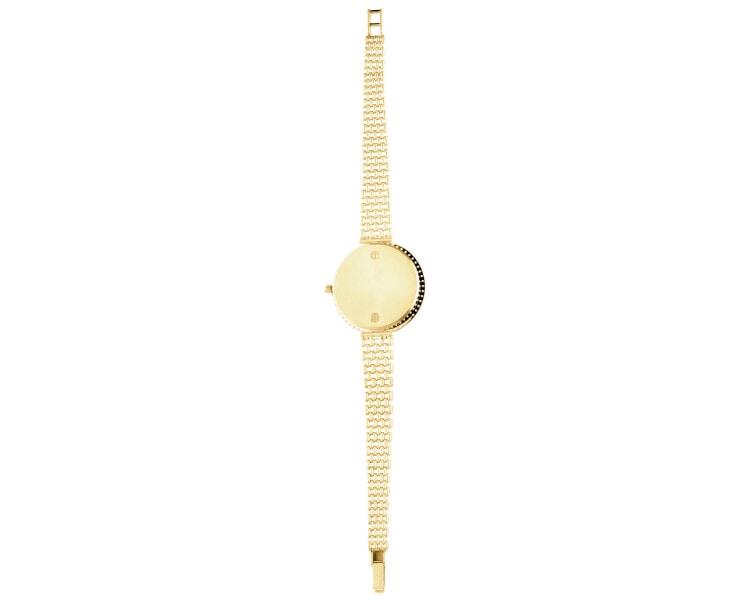 14 K Yellow Gold Gold Watch with Cubic Zirconia