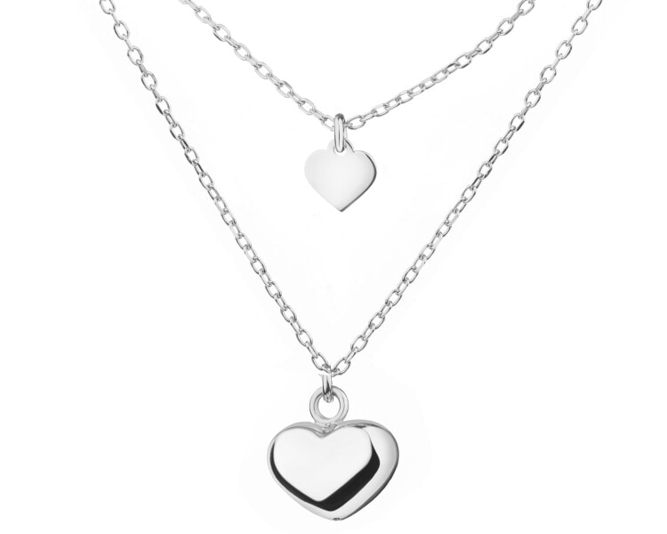 Rhodium Plated Silver Necklace