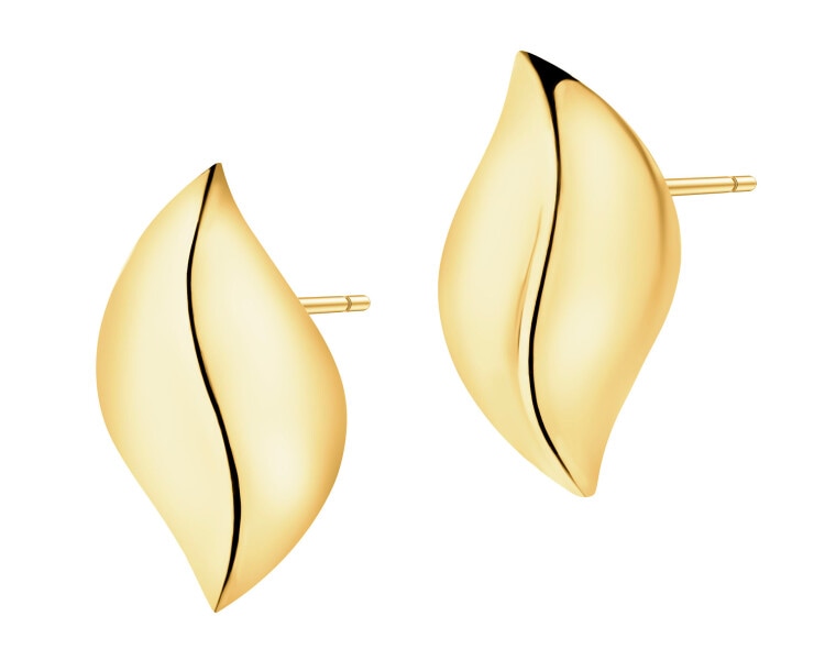 14 K Yellow Gold Earrings 