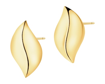 14 K Yellow Gold Earrings