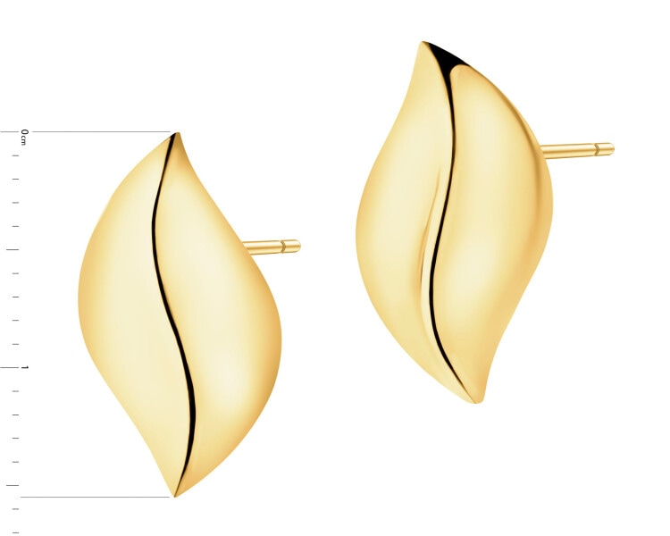 14 K Yellow Gold Earrings