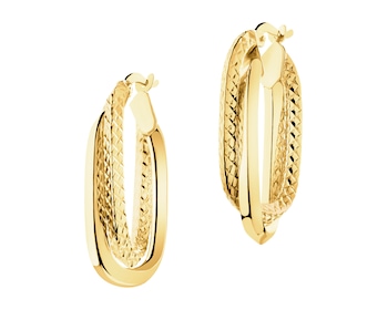 14 K Yellow Gold Earrings