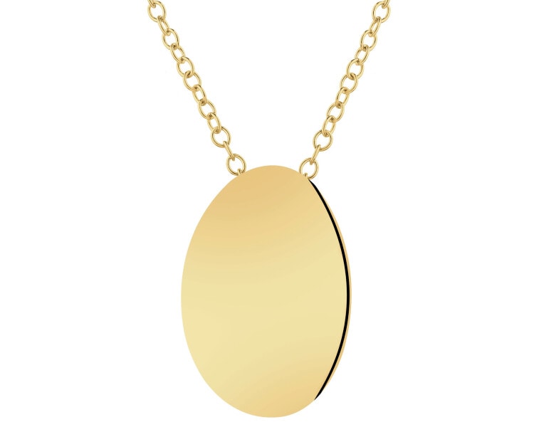 Gold-plated silver necklace