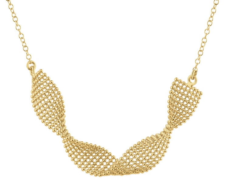 Gold-plated silver necklace