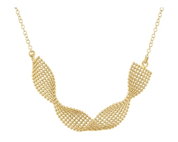 Gold-plated silver necklace