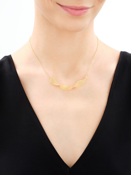 Gold-plated silver necklace