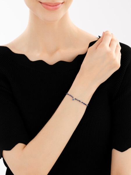 Gold-Plated Brass Bracelet with Aventurine