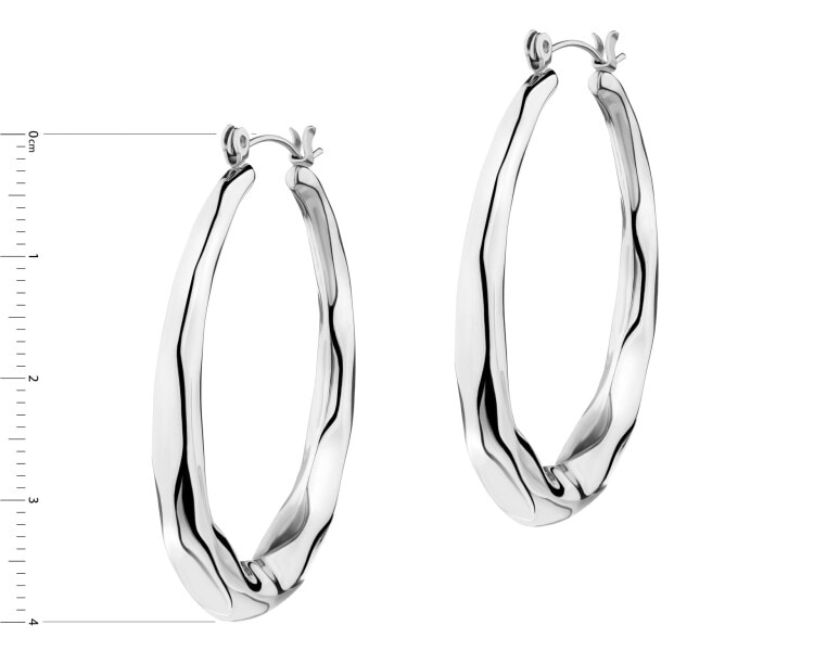 Náušnice z ušlechtilé oceli - kruhy