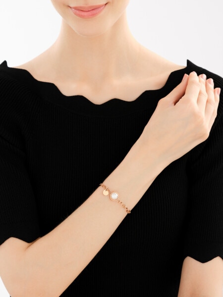 Náramek z ušlechtilé oceli s perlou