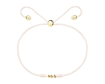 14 K Yellow Gold Bracelet with Cubic Zirconia