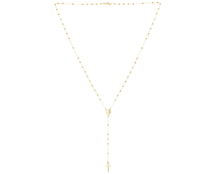 9 K Yellow Gold Rosary 