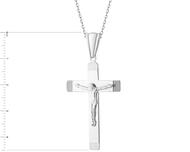 Zawieszka srebrna - krzyż