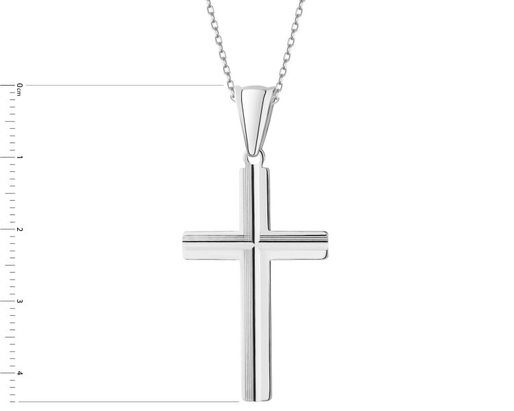 Stříbrný přívěsek - kříž