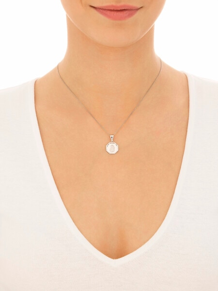 Zawieszka srebrna - medalik Matka Boska Częstochowska