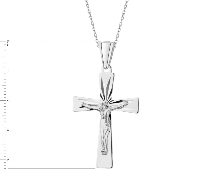 Zawieszka srebrna - krzyż