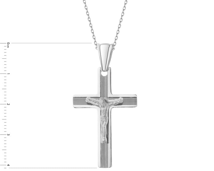 Stříbrný přívěsek - kříž