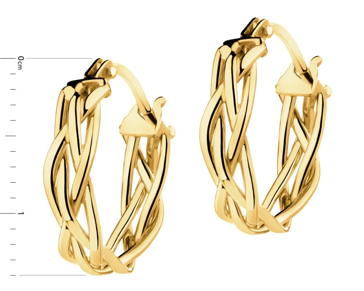 Zlaté náušnice - kroužky