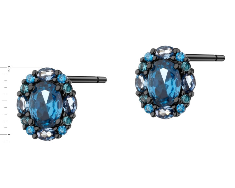 Kolczyki srebrne z cyrkoniami