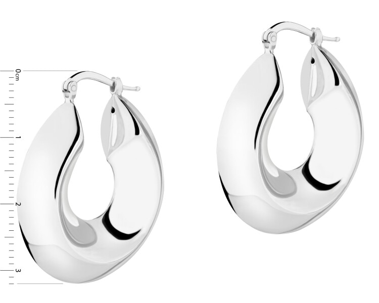 Stříbrné náušnice - kroužky