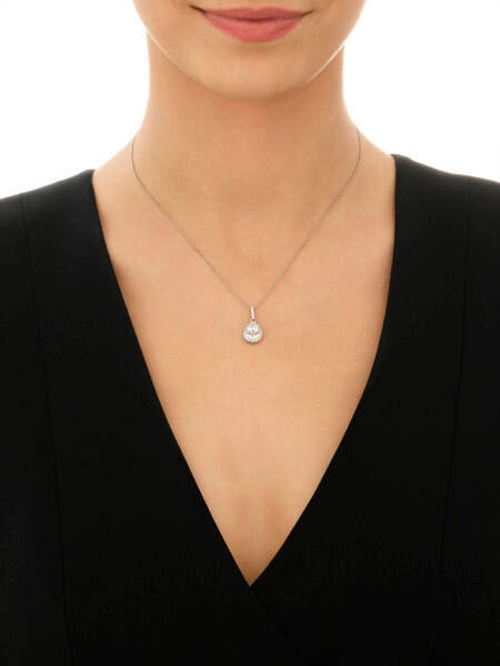 Zawieszka srebrna z cyrkoniami