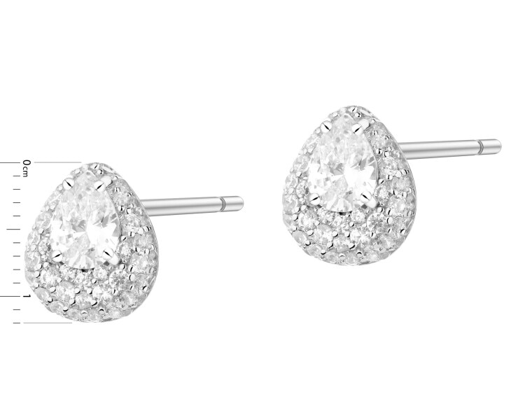 Stříbrné náušnice se zirkony