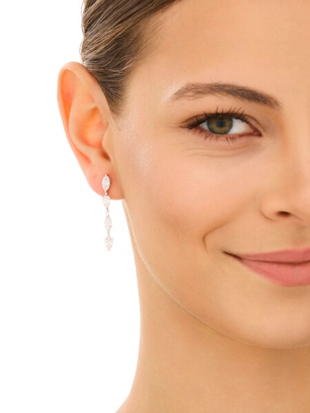 Kolczyki srebrne z cyrkoniami