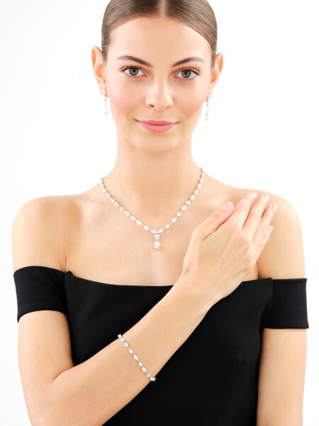 Kolczyki srebrne z cyrkoniami