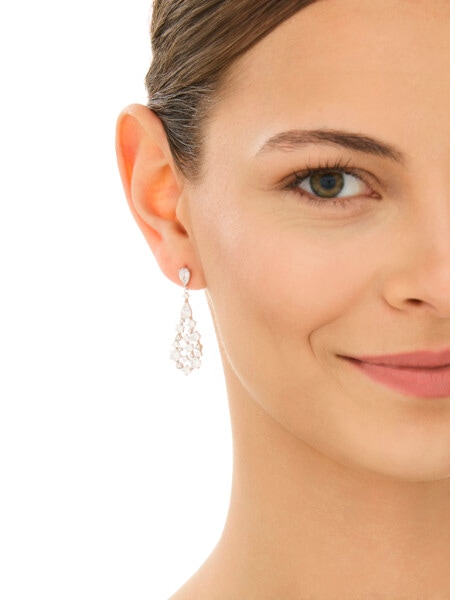 Kolczyki srebrne z cyrkoniami