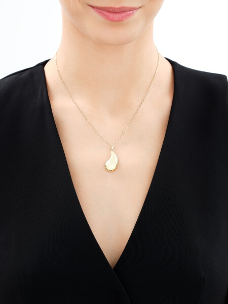 Złota zawieszka - łezka