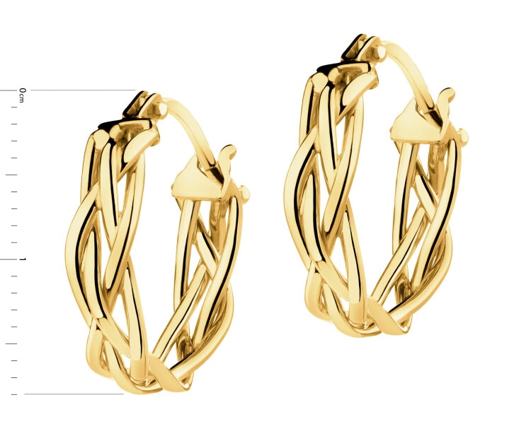 Zlaté náušnice - kroužky