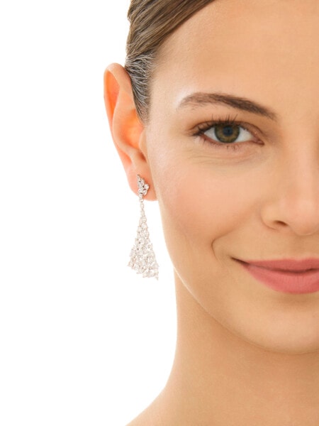 Kolczyki srebrne z cyrkoniami