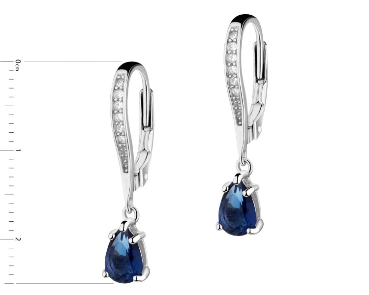 Kolczyki srebrne z cyrkoniami