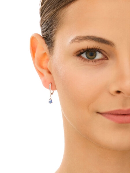 Kolczyki srebrne z cyrkoniami