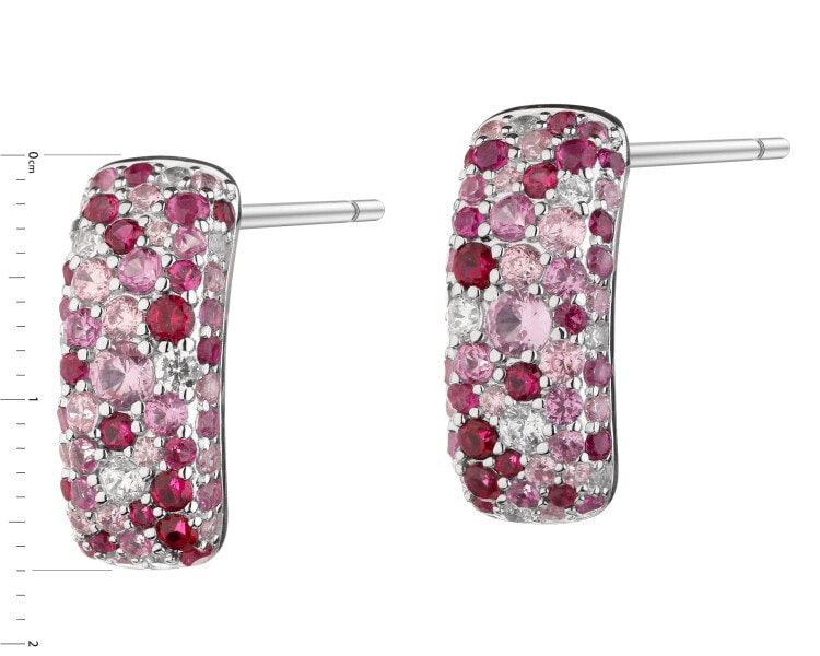 Kolczyki srebrne z cyrkoniami