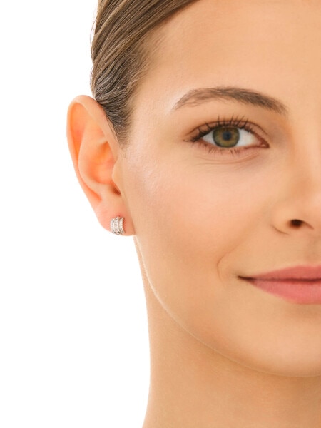 Kolczyki srebrne z cyrkoniami