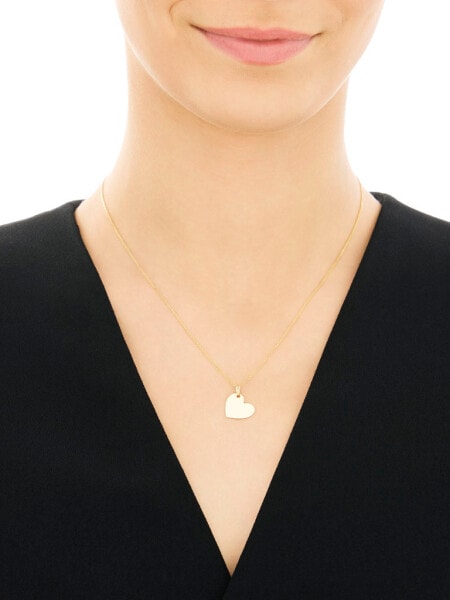 Zlatý přívěsek - srdce