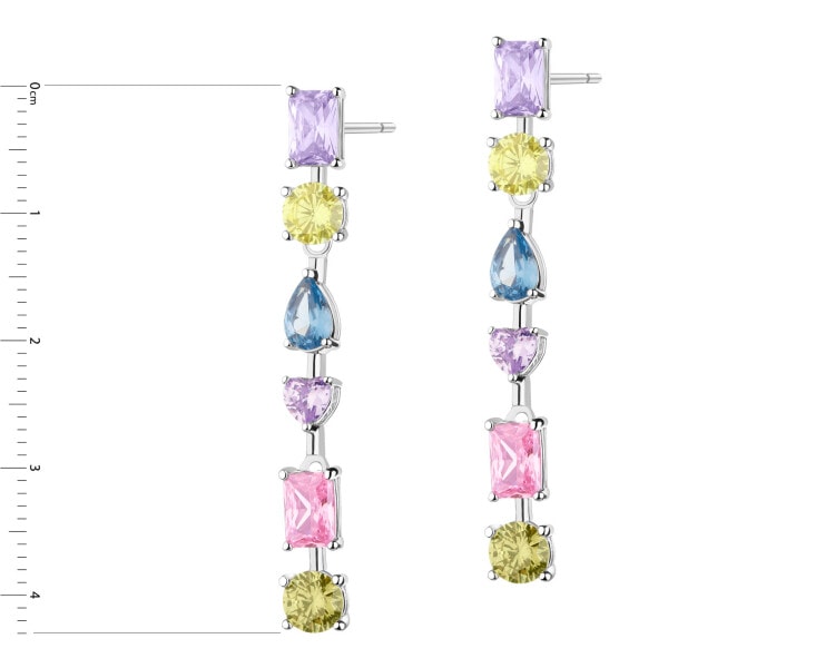 Stříbrné náušnice se zirkony