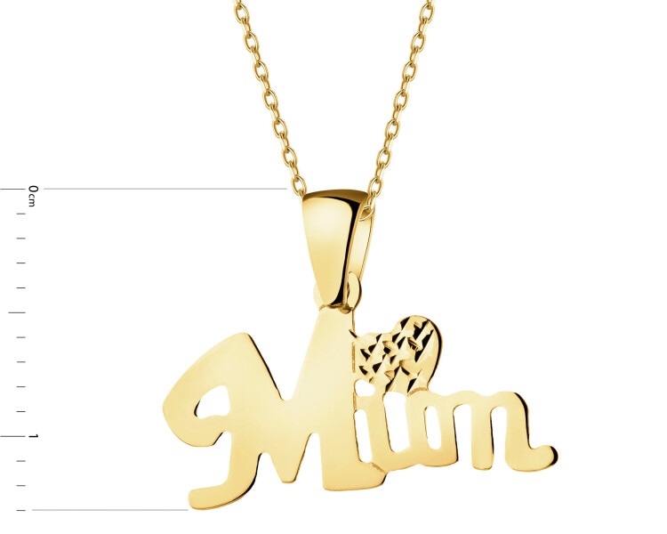 Zlatý přívěsek - máma